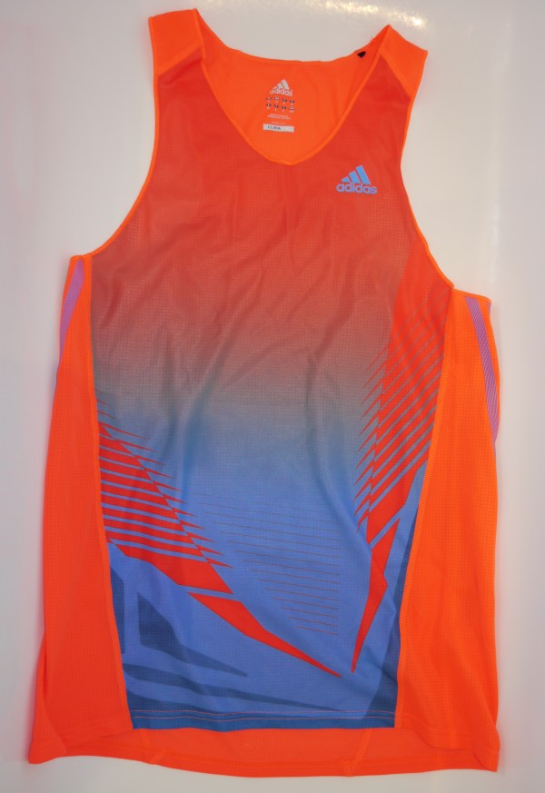 adidas adizero singlet review - mens running vest front1