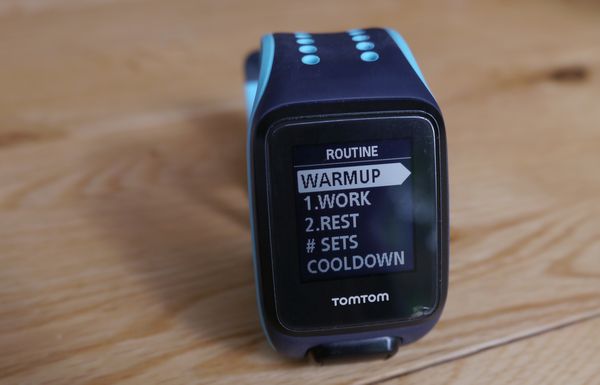 tomtom runner 2 cardio spark intervals