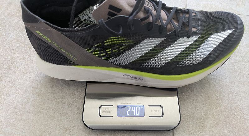 adidas adizero takumi sen 10 weight and size